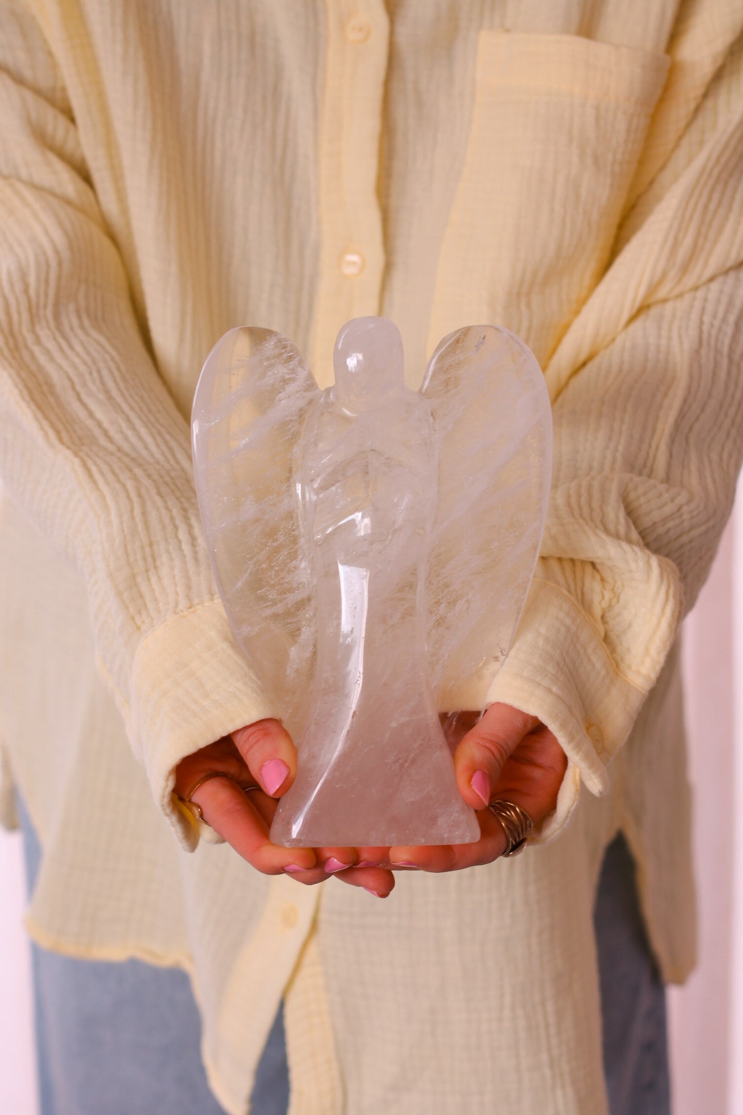 XXL Bergkristal Beschermengel