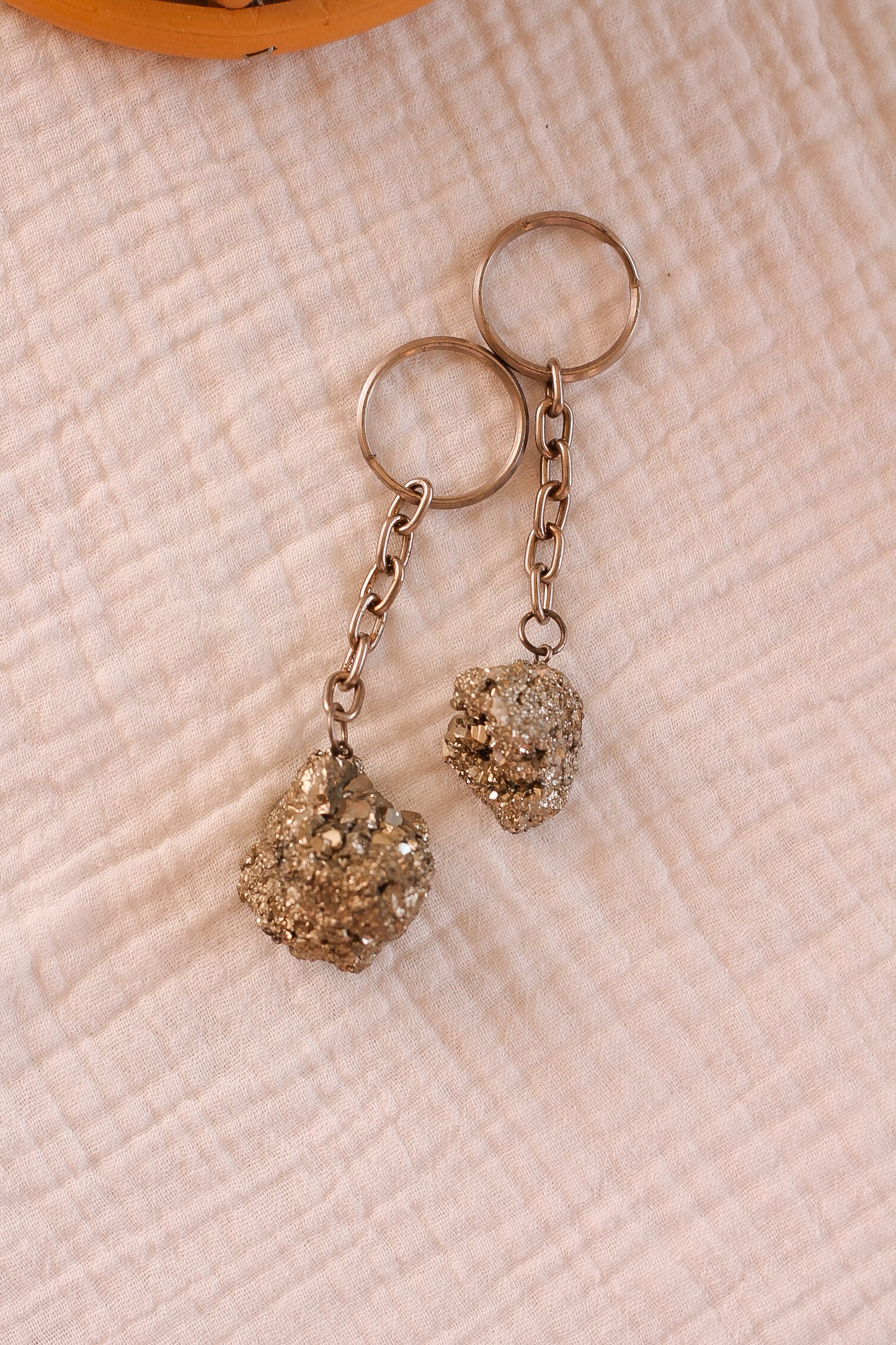 Pyrite Keychain