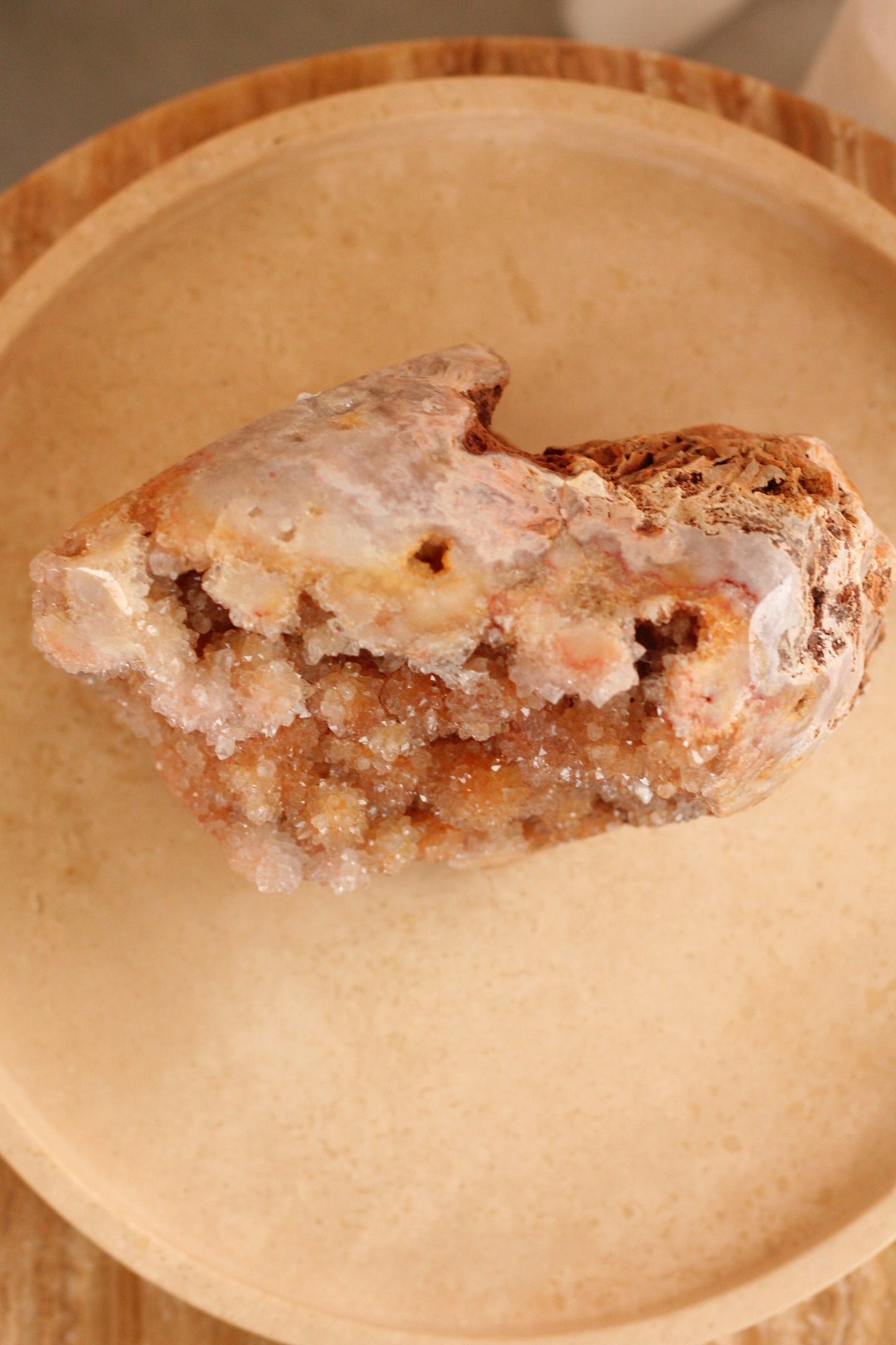 Roze Amethist XXL - semi polished