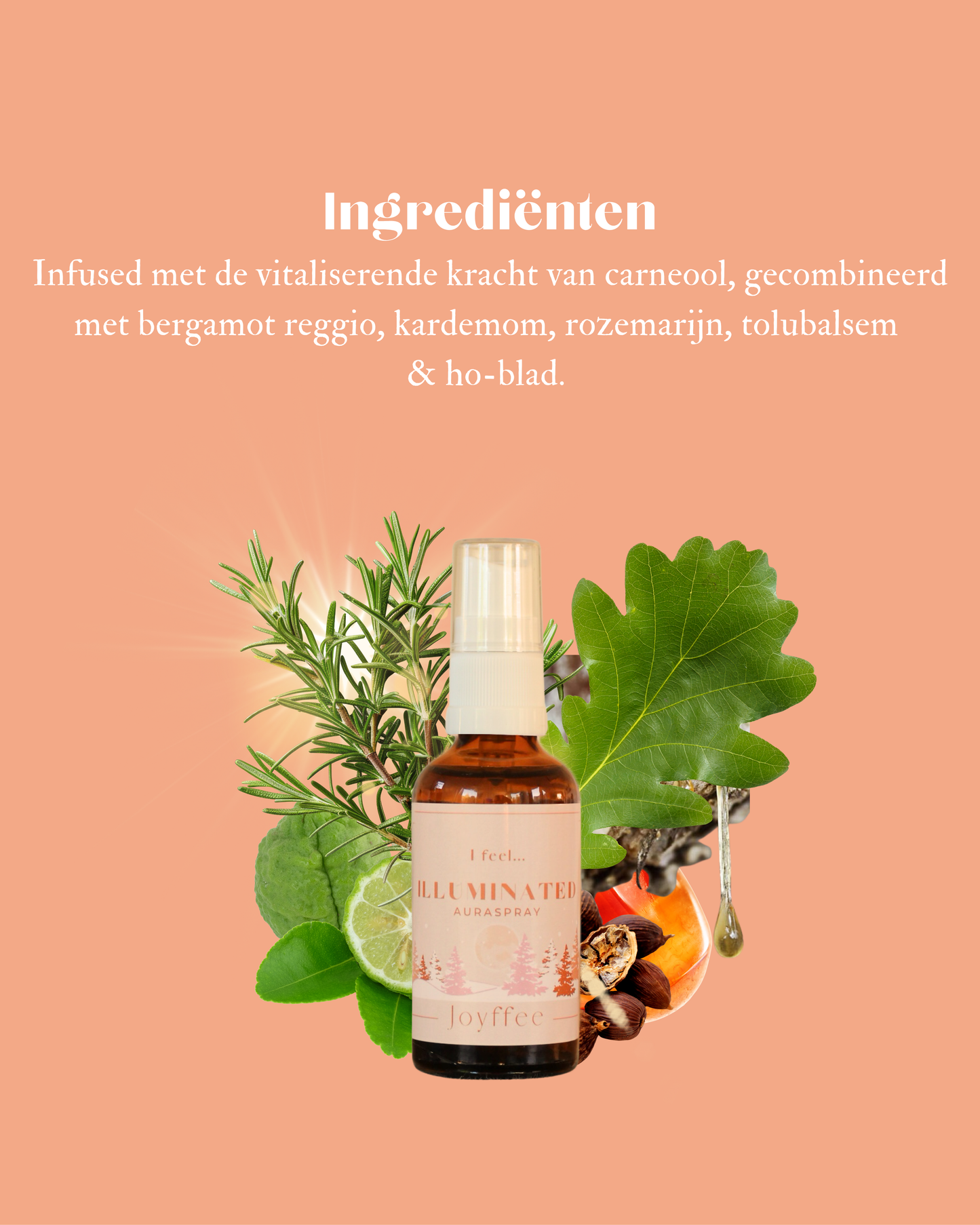 I feel Illuminated - Auraspray met Carneool | WINTER limited edition