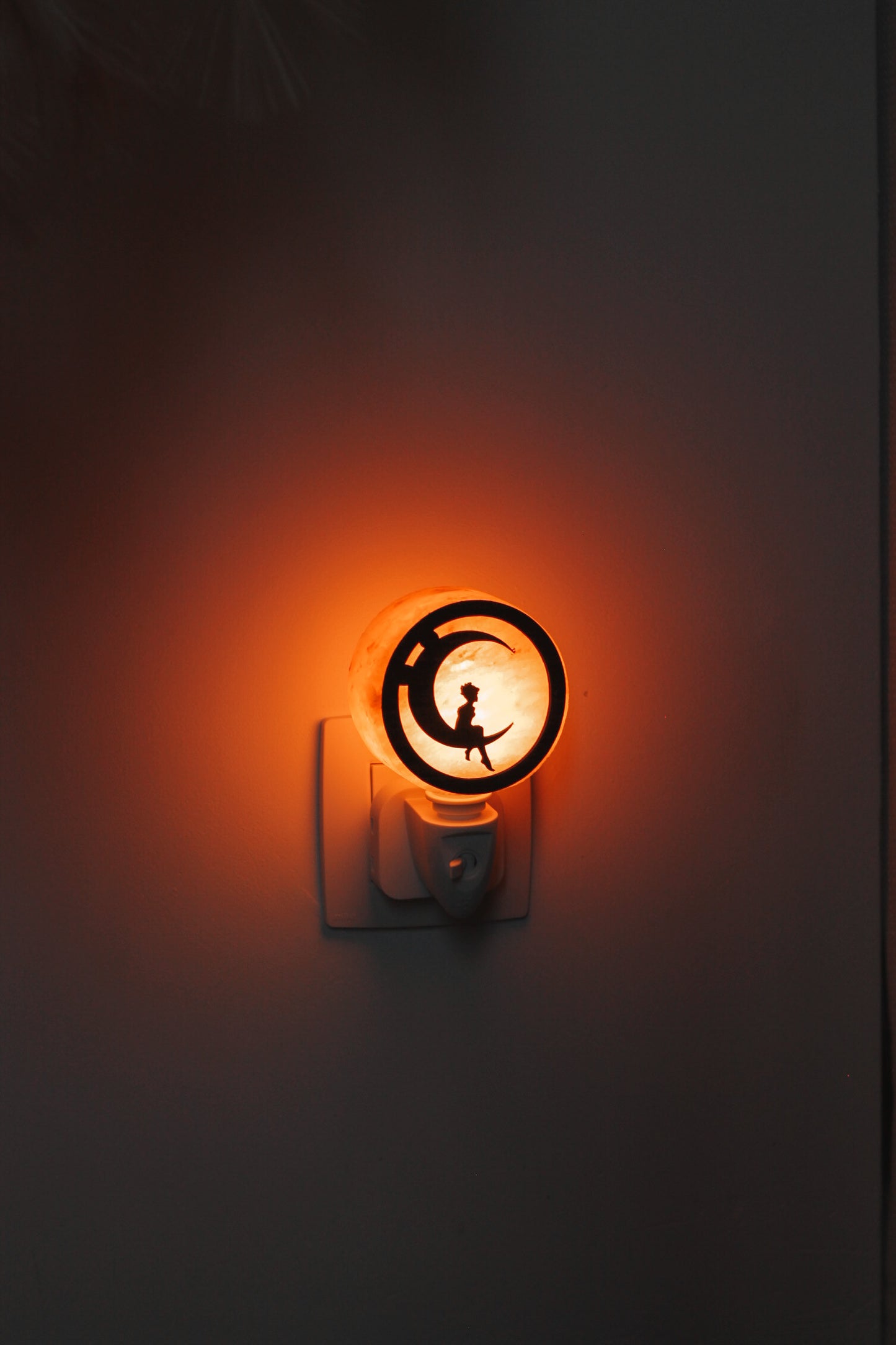 Himalayan salt stone night light