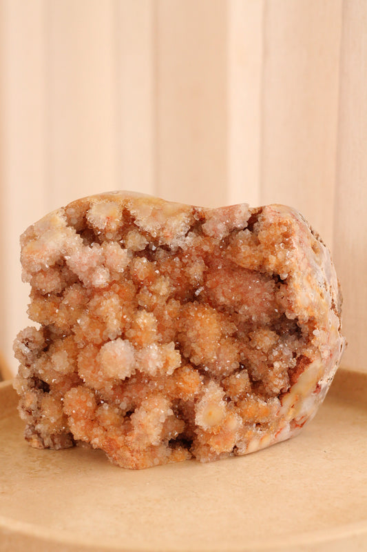 Roze Amethist XXL - semi polished