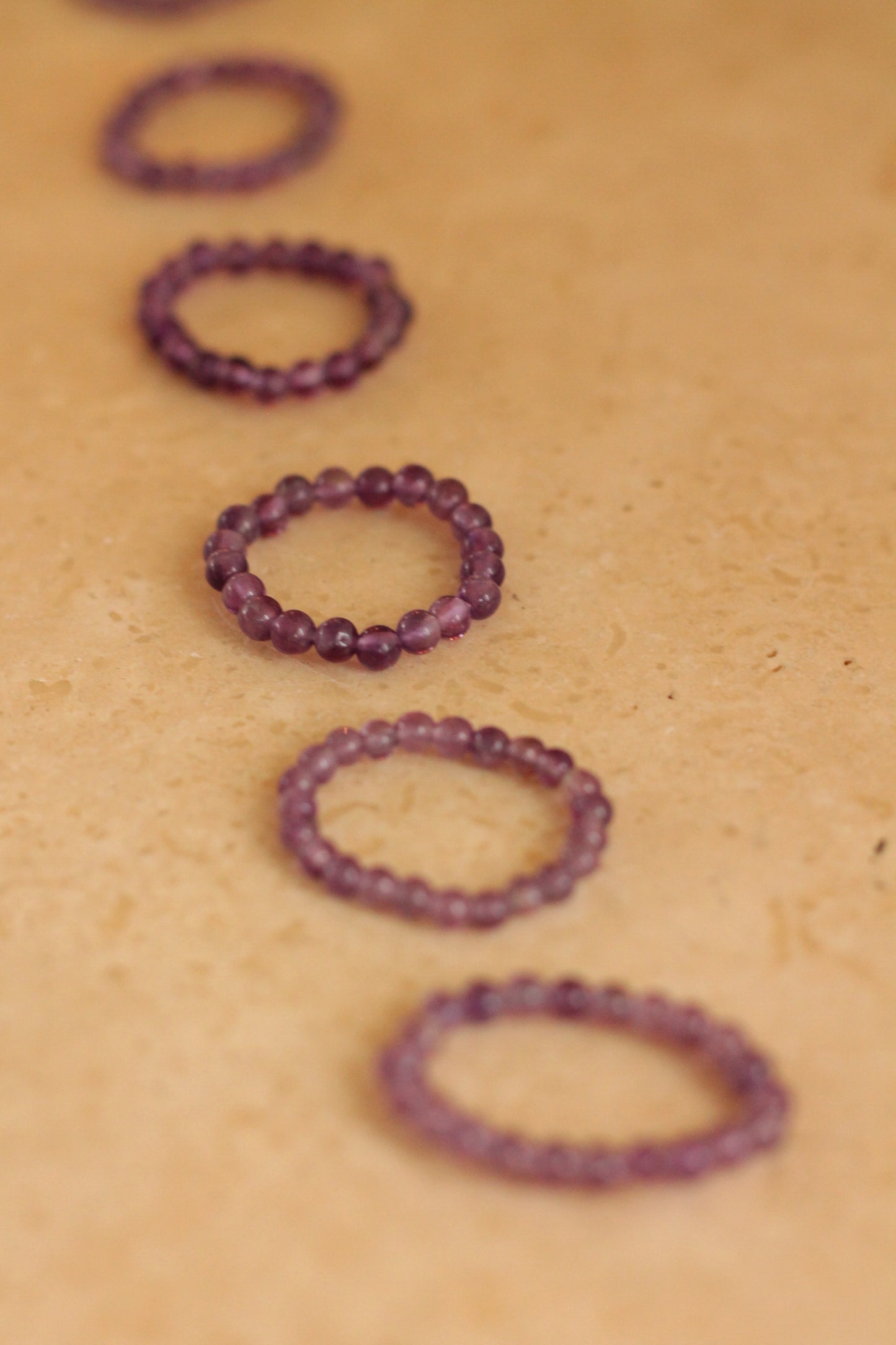 Edelsteen Ring - Elastisch