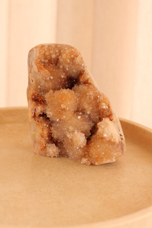 Roze Amethist L - semi polished