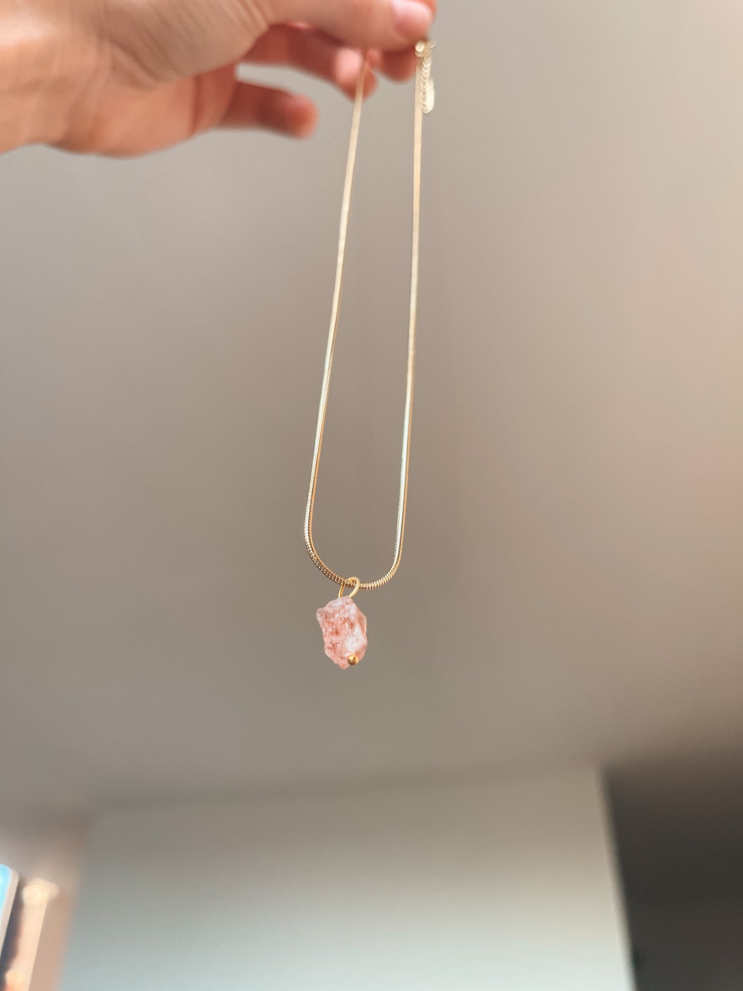 💎 Crystal Necklace ✨ goudkleurig