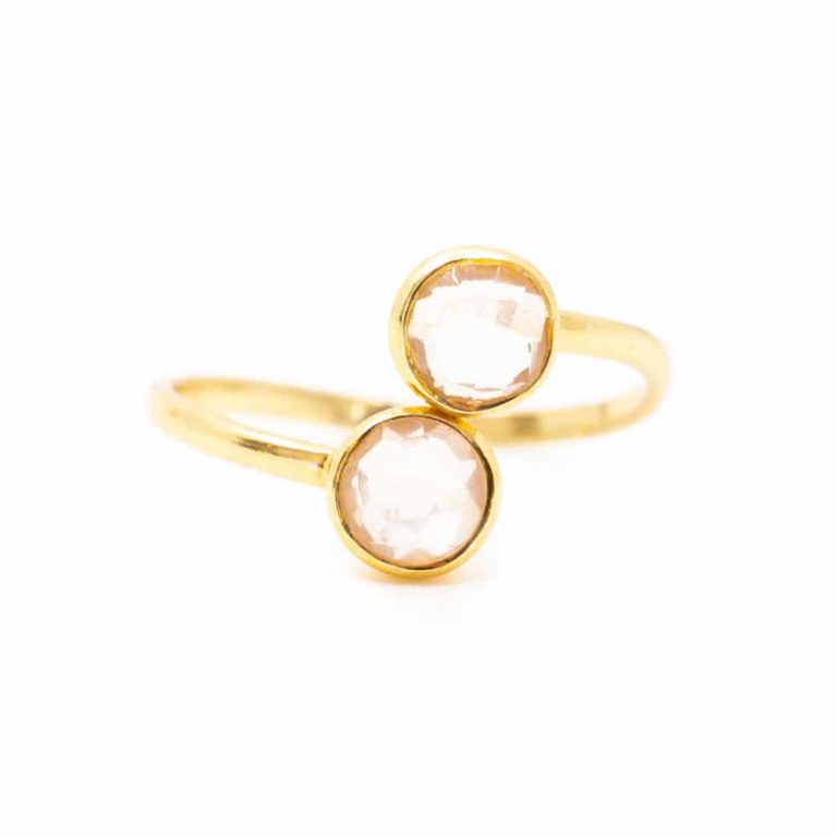 💍 Crystal Ring ✨ gold colored