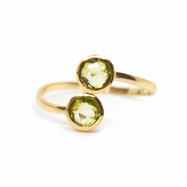 💍 Crystal Ring ✨ goudkleurig